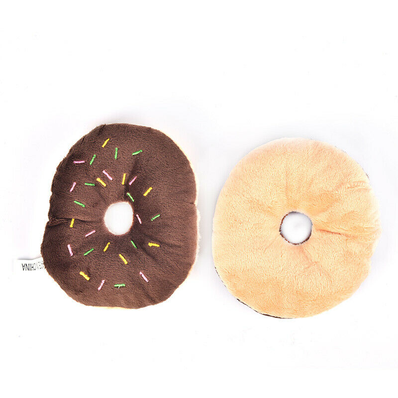 1PC Innovative Puppy Cat Squeaky Donut Toys Pet Dog Chew Throws For Pet P.l8