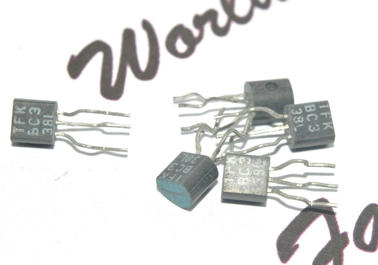 10pcs - TFK BC338L Transistor - NPN 0.8A 25V TO-92