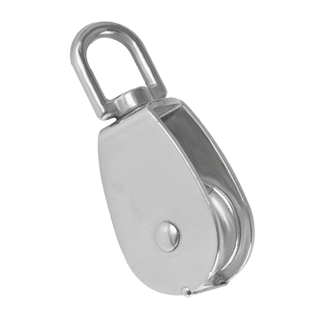 Cable Pulley, Pulleys for lifting, M15 Single Pulley Block in 304 Stainless.