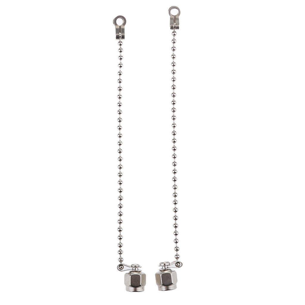 2Pcs SMA Male Straight Protection Dustproof Cover with Chain