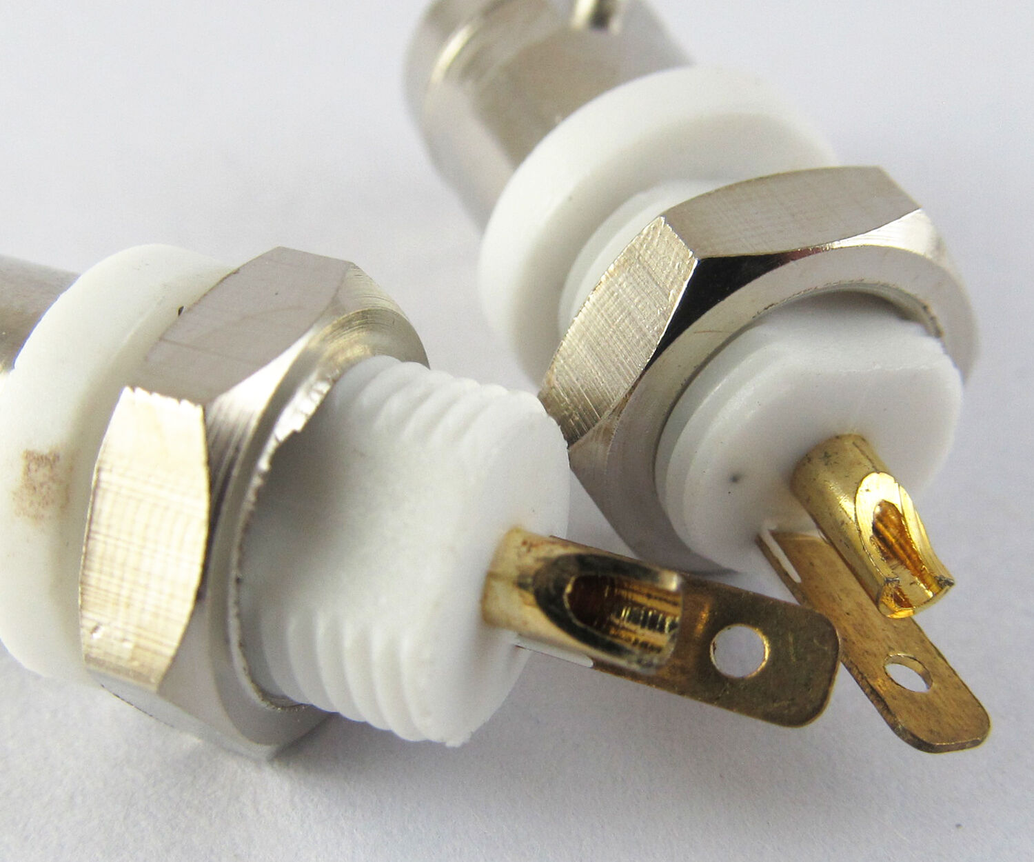 15 pcs High Quality BNC JACK Female Waterproof White Connectors Adapter NEW