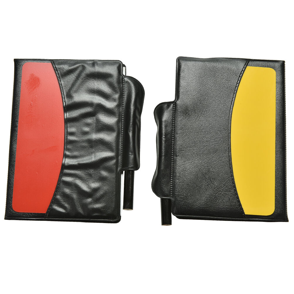 Soccer Referee Wallet Red Card and Yellow Card Wallet Pencil Notebook  .l8