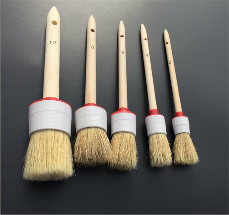 5X Cleaning Brush Cleaning Detailing Tools For Car Center Console Dashboard Trim