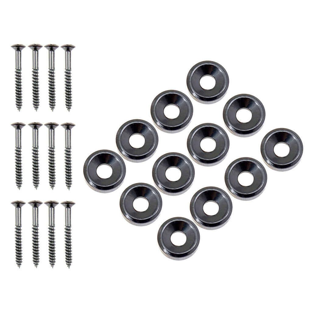 3 Sets Guitar Neck Joint Mounting Ferrules Bushings Body Neck Connect 14mm