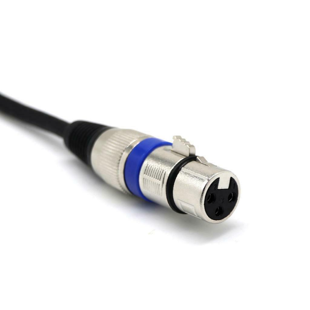 6.35mm Female to XLR 3-pin Female Stereo Audio Microphone Cable