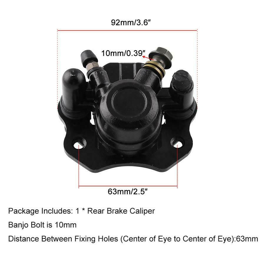Rear Brake Caliper Assembly 50 110 125cc For ATV Quad 4 Wheeler Roketa Coolster
