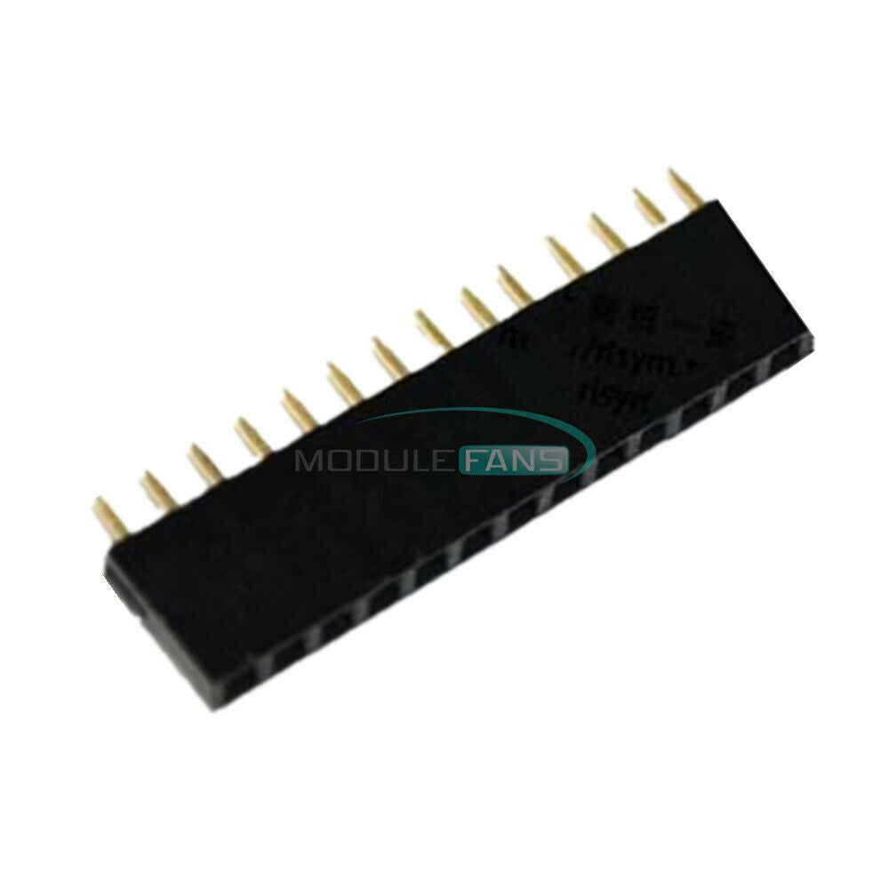 10PCS 14Pins Single Row 1x14 PCB Socket Female 2.54mm Header