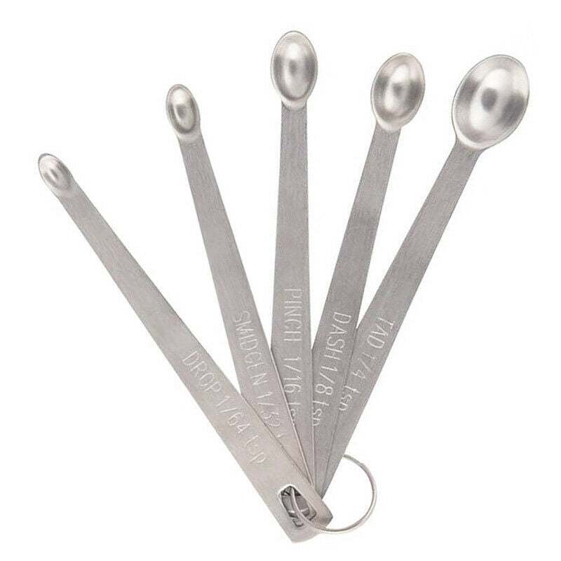 5pcs/Set Measuring Spoon Coffee Measuring Spoons Multiple Size Measuring .l8