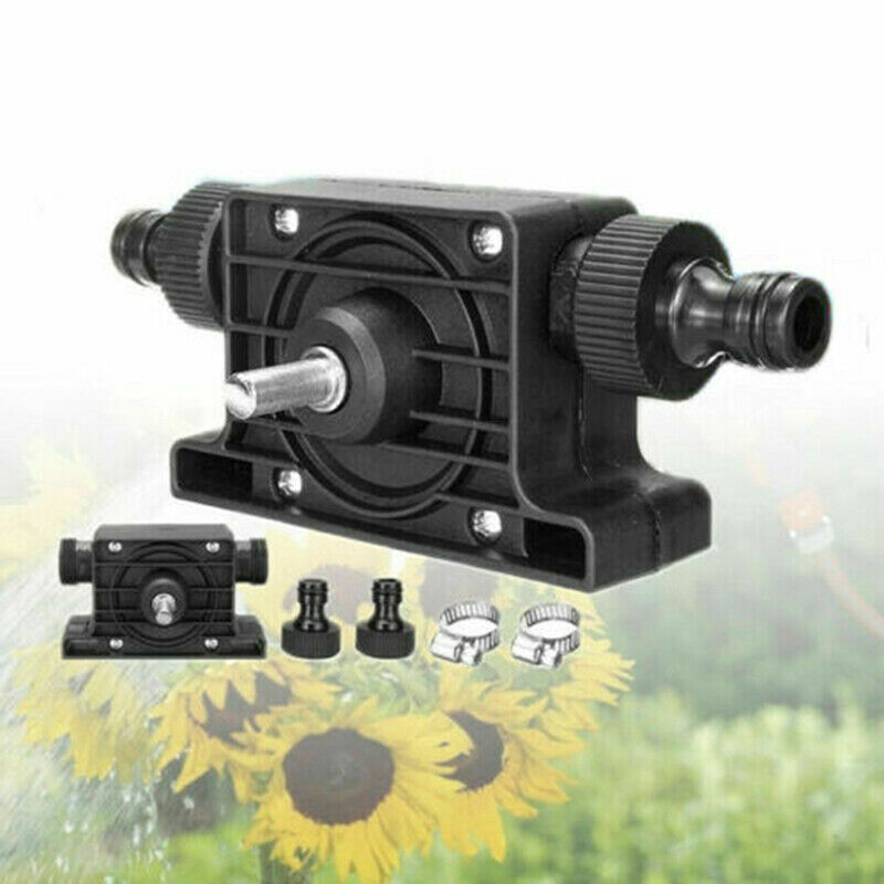 Portable Electric Powered Drill Pump Self Priming Oil Fluid Water Transfer PBDA
