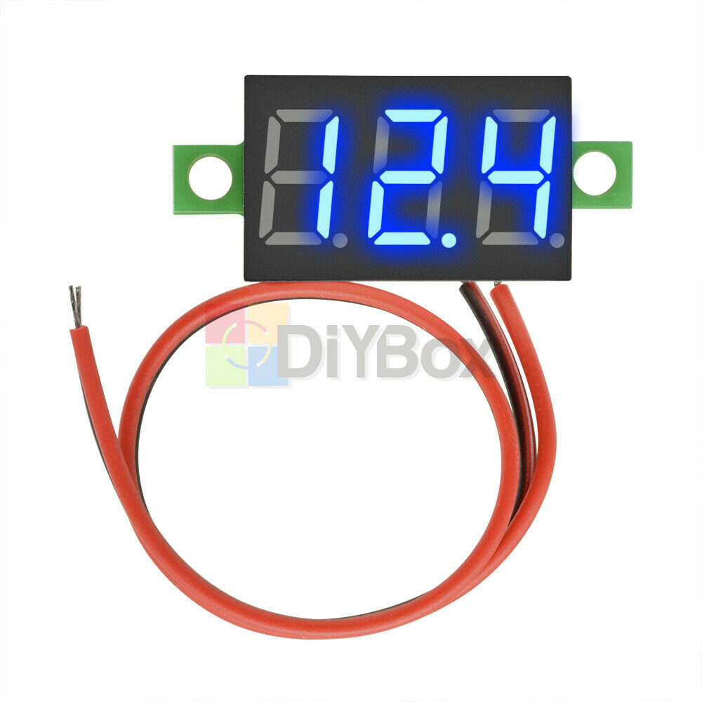 0.36'' inch LED DC4.7-30V Blue Voltage Meter Display Digital Voltmeter 2 Wire