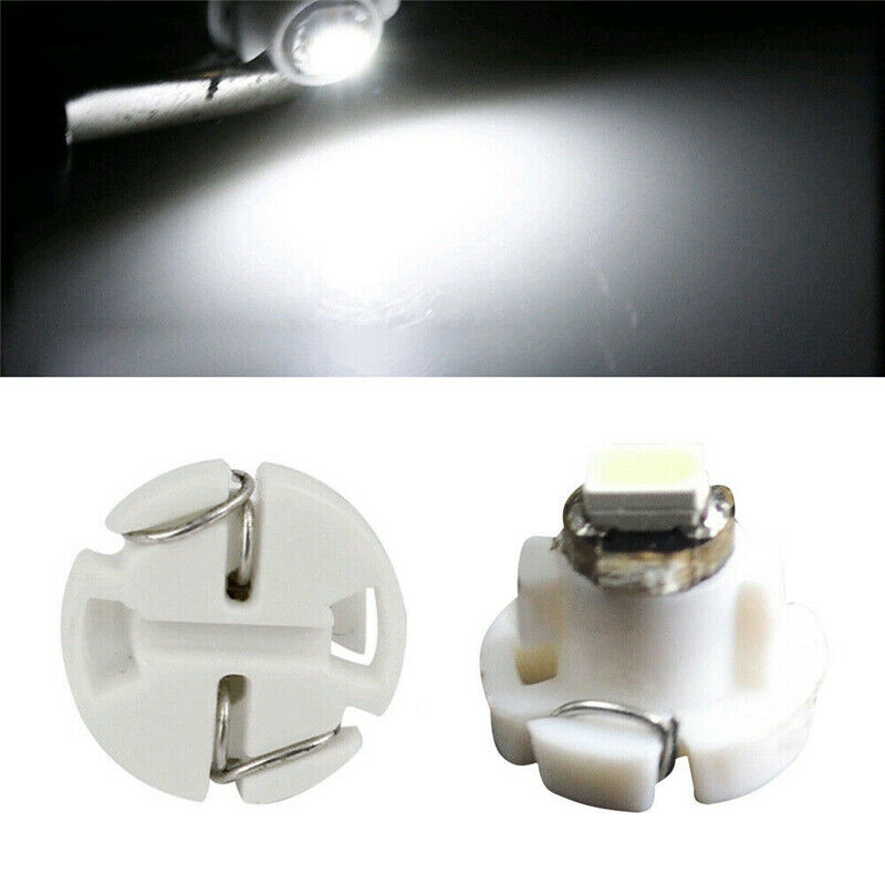 20X White T4 T4.2 Neo Wedge 1-SMD LED Cluster Instrument Dash Climate Bulb Light