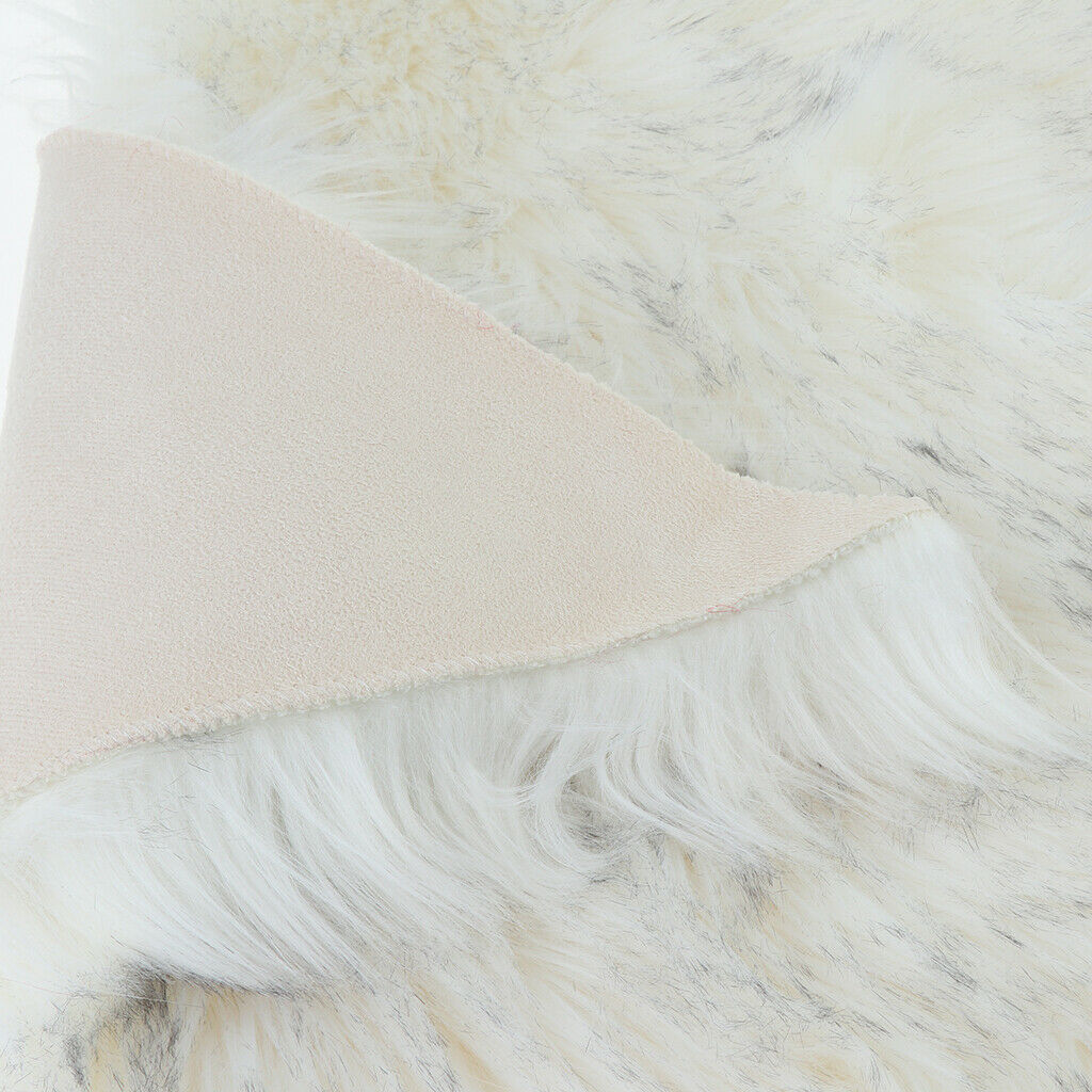 Plush Shaggy Area Rugs Fluffy Floor Carpet for Bedroom Bedside White_1