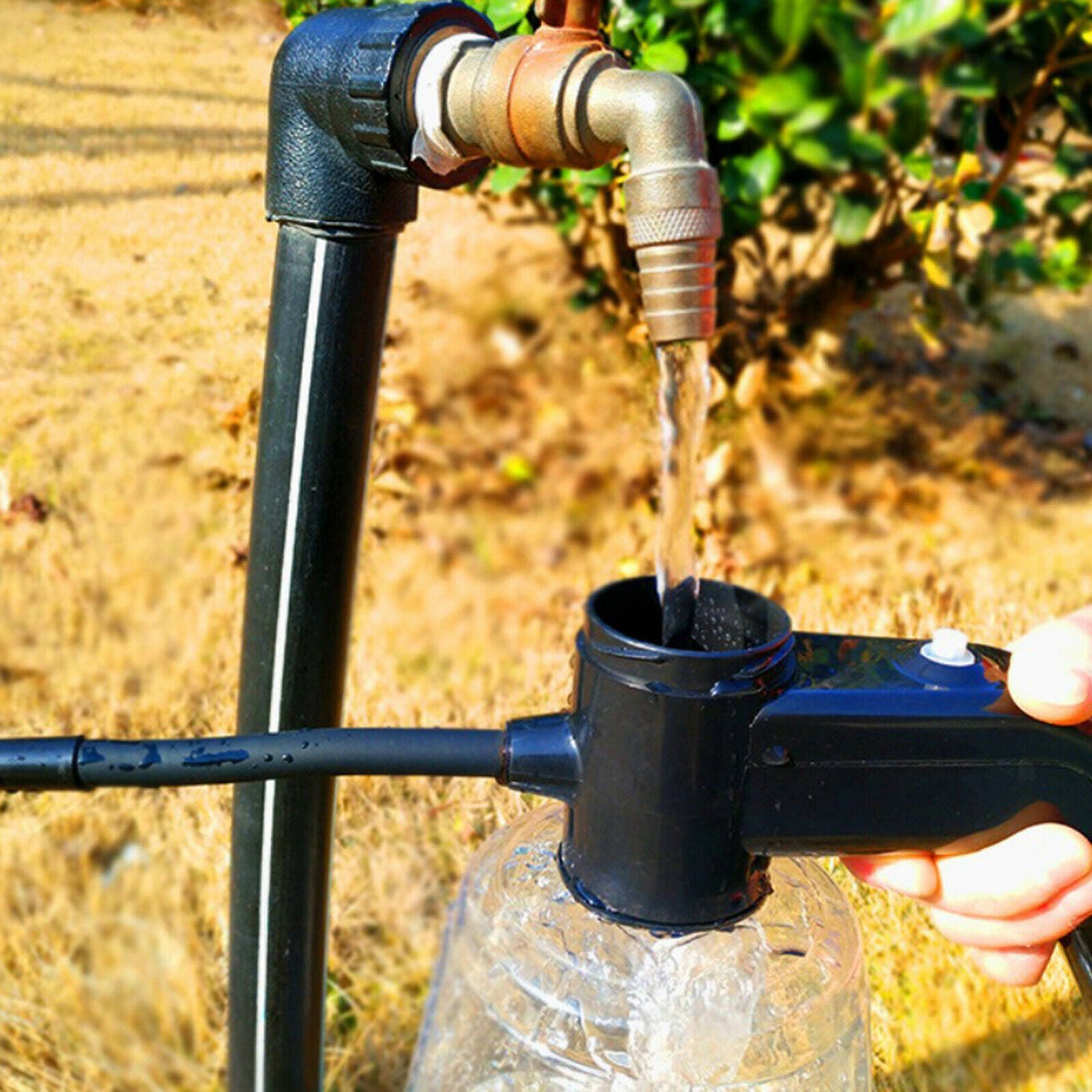 2L Electric Automatic Garden Sprayer Water Spray Bottle 360 Deg Adjustable