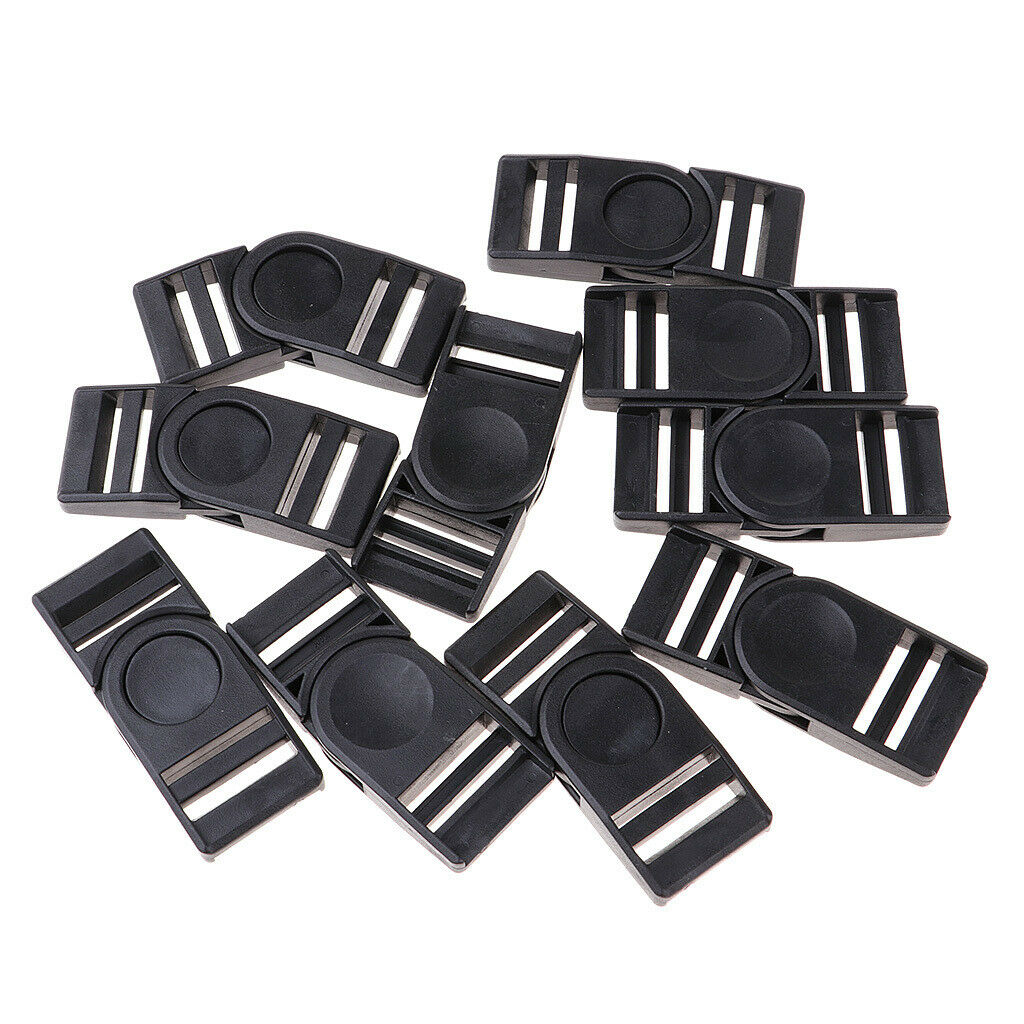 10pcs Plastic Release Buckle for Paracord Bracelet Backpack Webbing Strap
