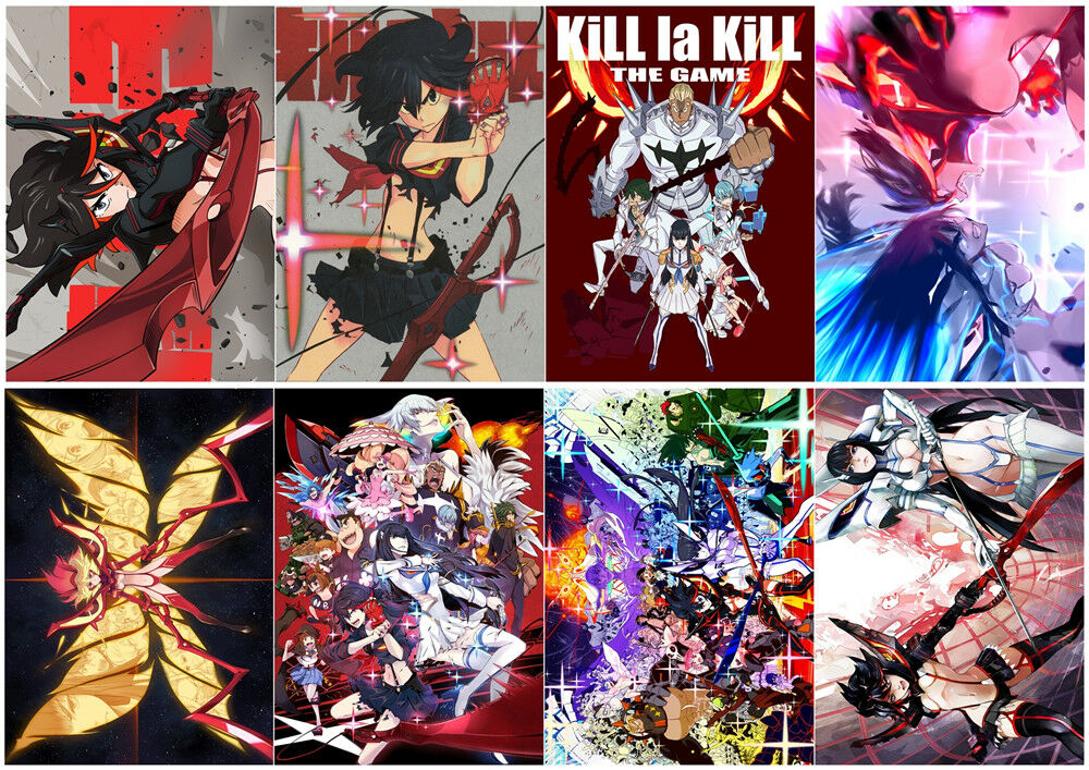 Kill La Kill Polypropylene A3 8 pieces Posters wall poster PPP038