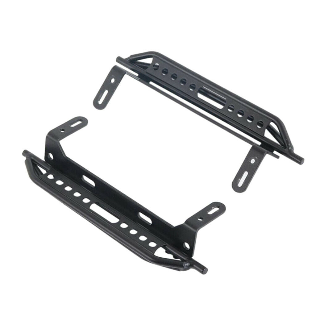 1 pair Side Pedal For TRX4 Defender 1/10 RC Crawler Car Upgrade Parts Black