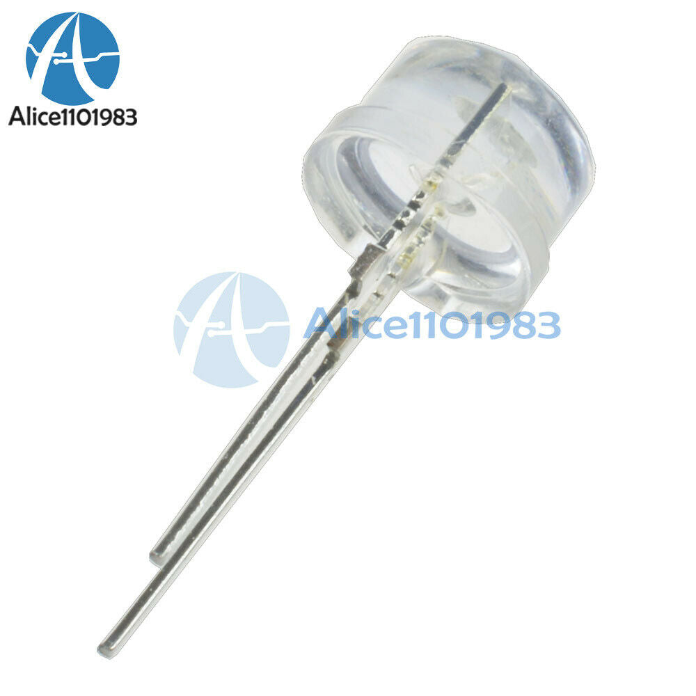 50PCS 8MM Straw Hat 0.5W LED Light Emitting Diode White LED High Power