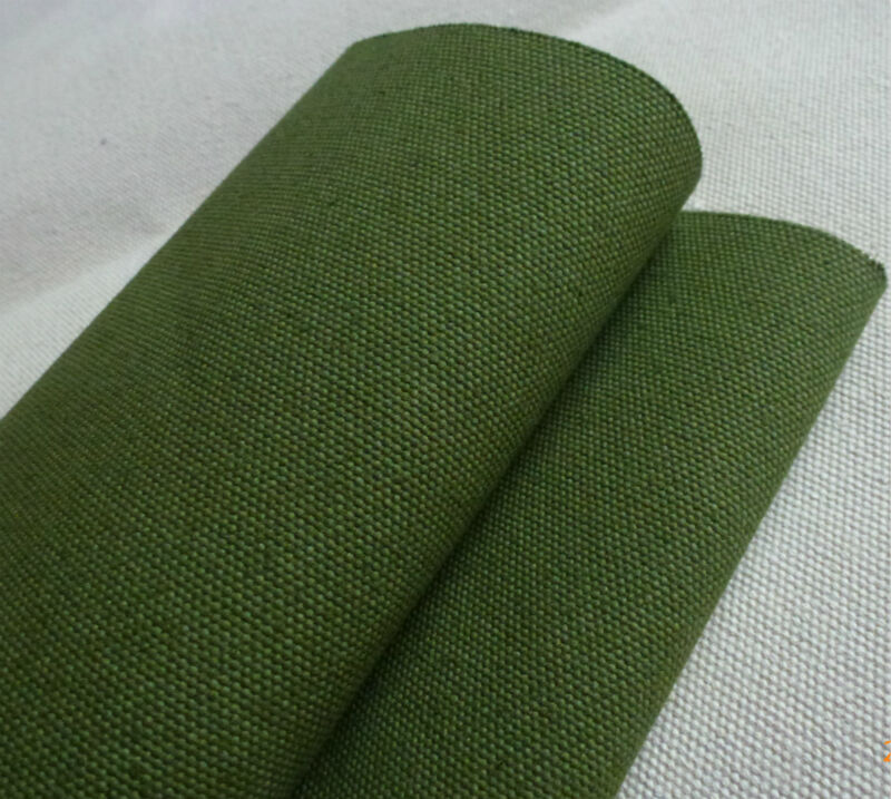 0.9m Width Thicken Army Green Cotton Canvas Fabric Heavy Duty Cloth for Craft