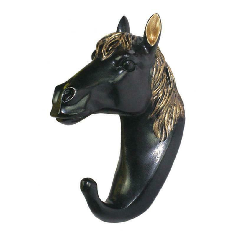 Wall Hook Animal Head Cloth Hanger for Living Room Bathroom Porch Horse