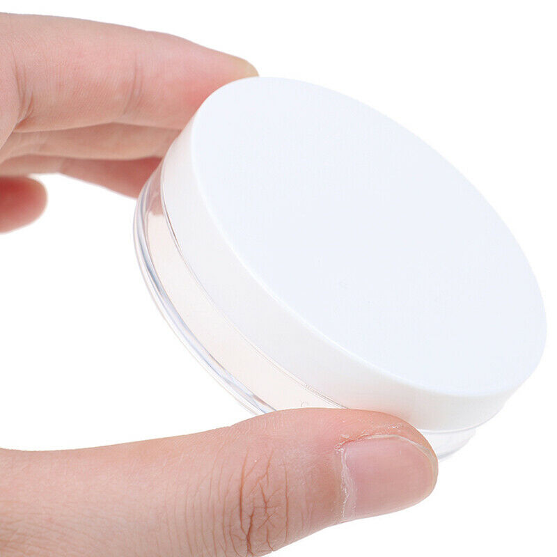 8ml Plastic Empty Loose Box Makeup Cosmetic Container Cosmetic Jar Pot White .DD