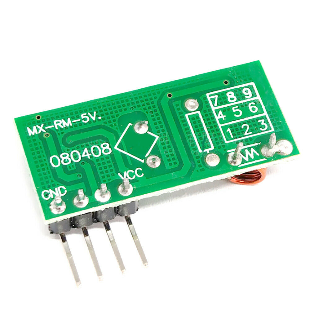 DC5V 433Mhz RF Wireless Transmitter Module Receiver Kit For Arduino Raspberry Pi