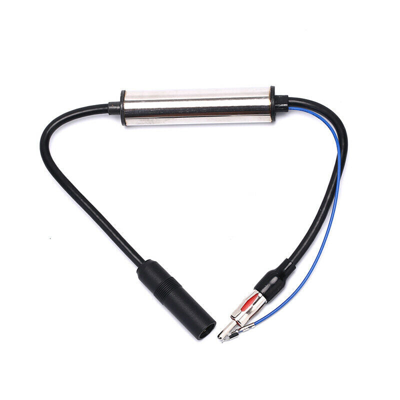 Car Antenna Plug Radio Inline Aerial Signal Amplifier Booster Extension Cable Rf