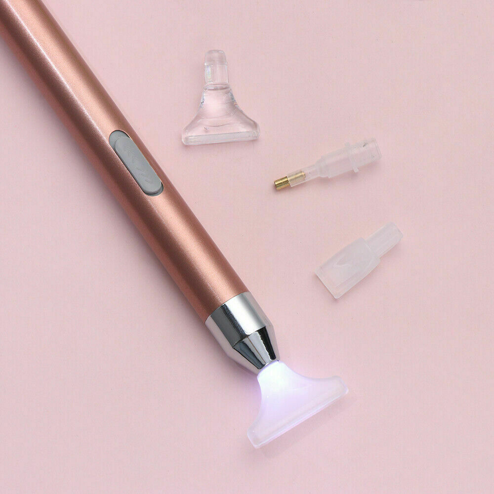 USB Rechargeable Point Drill Pen Diamond Painting Pen Lighting Cross Stitch DIY