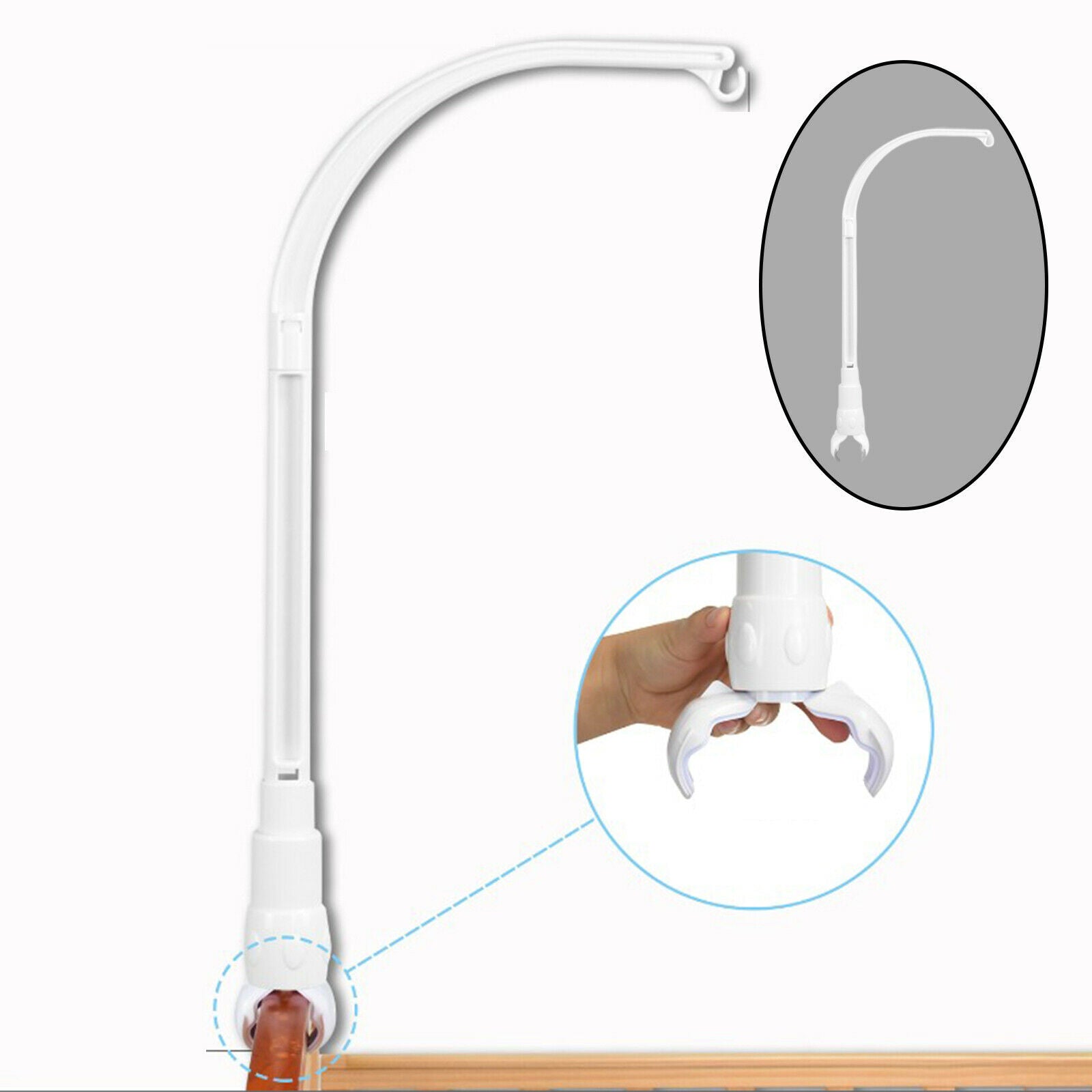 Baby Crib Mobile Bed Holder Rotated Arm Bracket Baby Room Decor