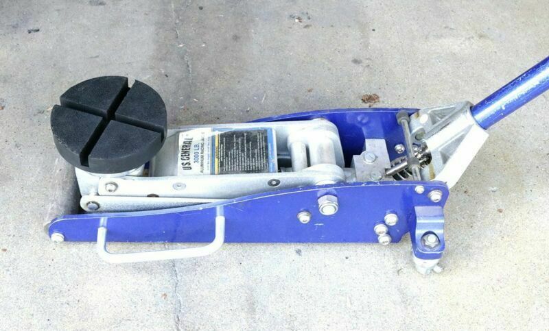 Cross Slotted Frame Rail Floor Jack Disk Pad Adapter for Pinch Weld Side JACKPAD