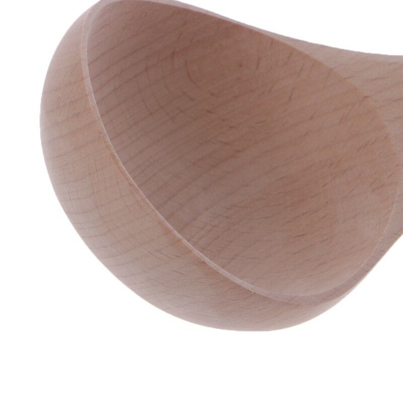 Natural Wooden Soup Rice Spoon Kitchen Utensil Scoop Ladle Tableware Catering