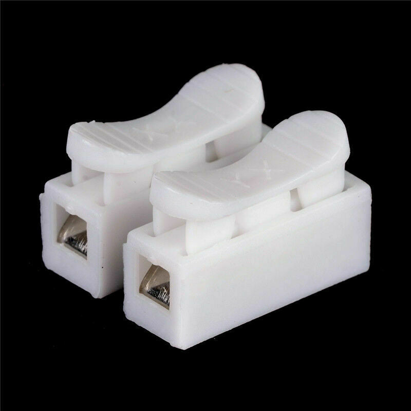 30pcs Electrical Cable Connectors Self Locking Quick Splice Lock Wire Terminals