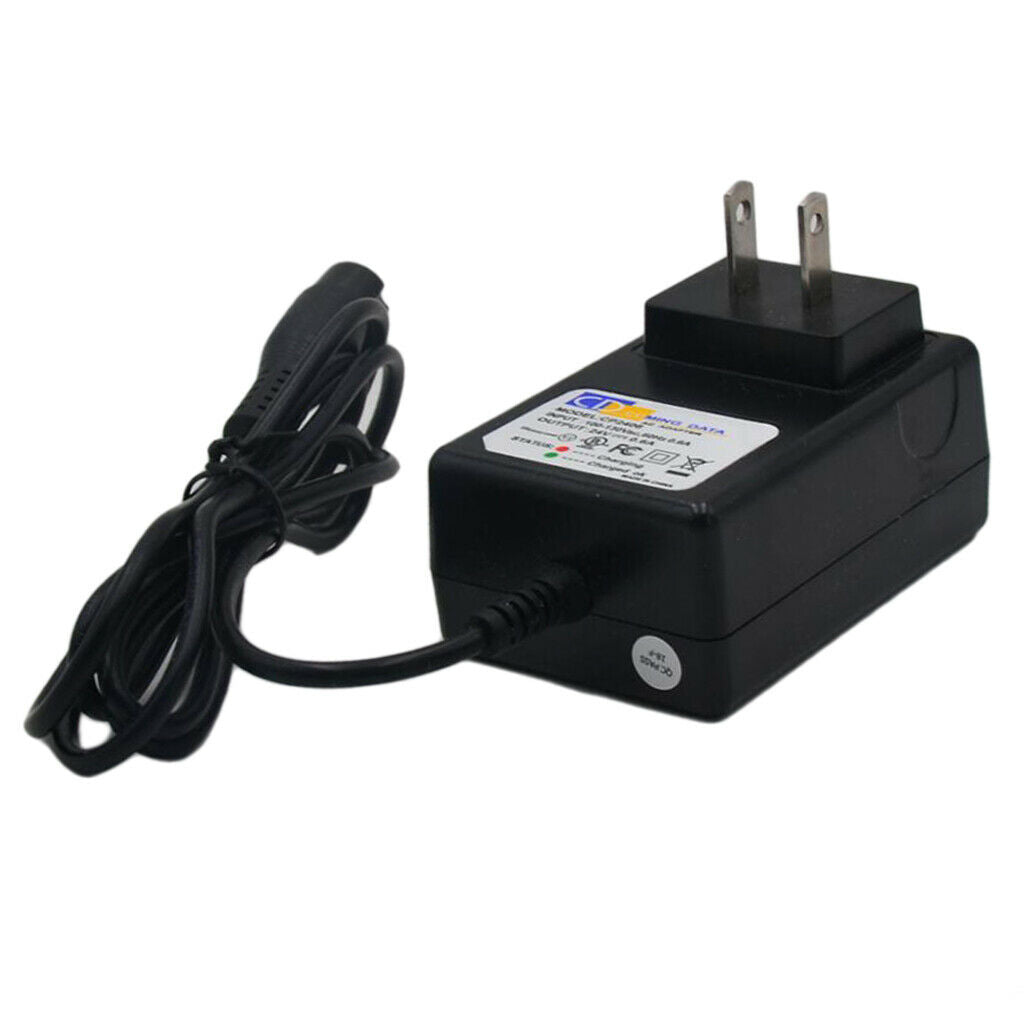 DC24V 0.6A 3-Prong Battery Adapter Charger For Razor E100 E500S PR200 ATV
