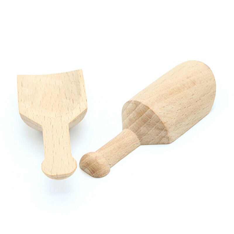 Wooden Scoops Bath Salt Spoon Candy Flour Spoon Scoops Kitchen Utensi.l8