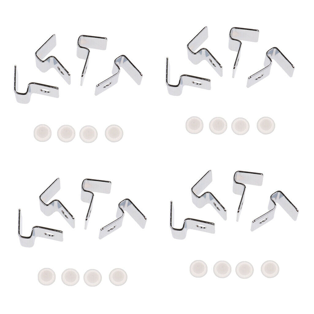 8x Durable Clips Clamp Lid Glass Cover Support Brackets for Aquarium Tank 5mm