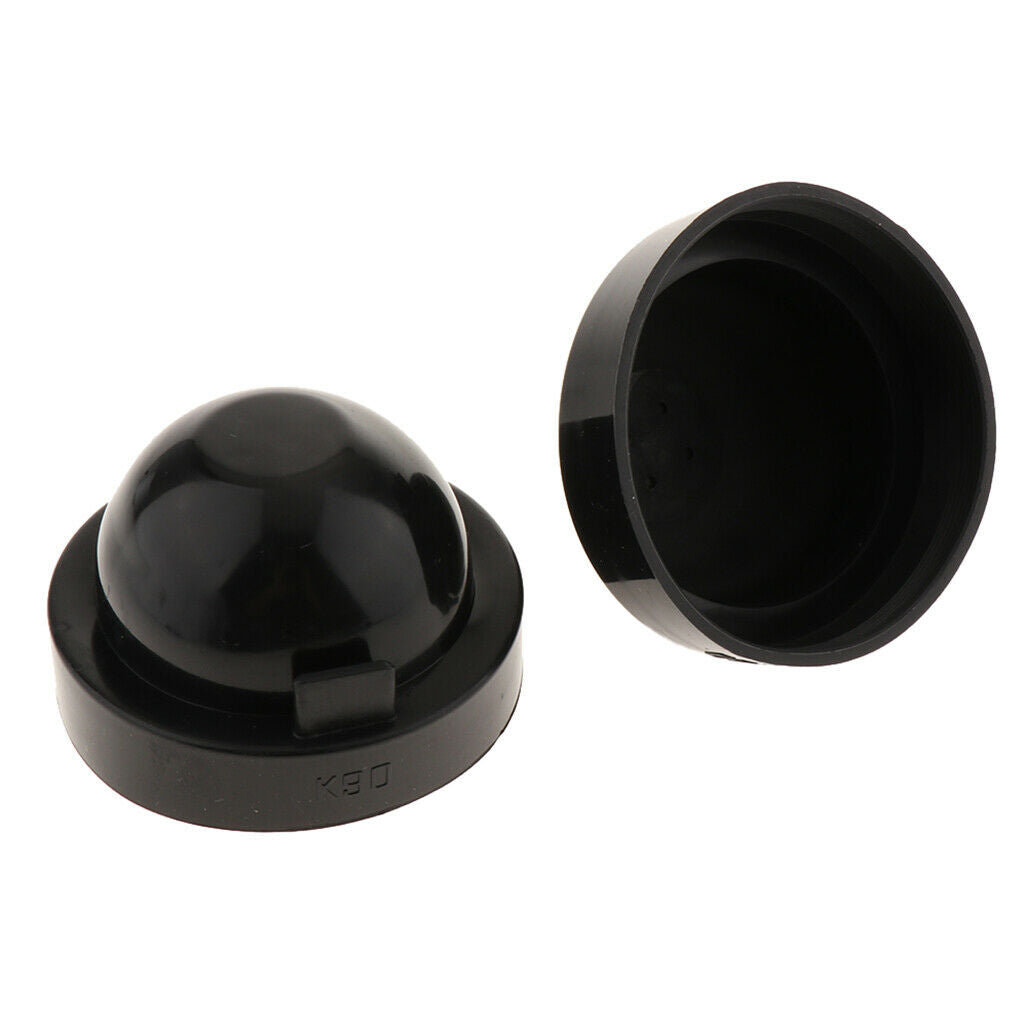 (2) 90mm Rubber Housing Seal Caps For Headlight Install Xenon Headlight Kit, LED