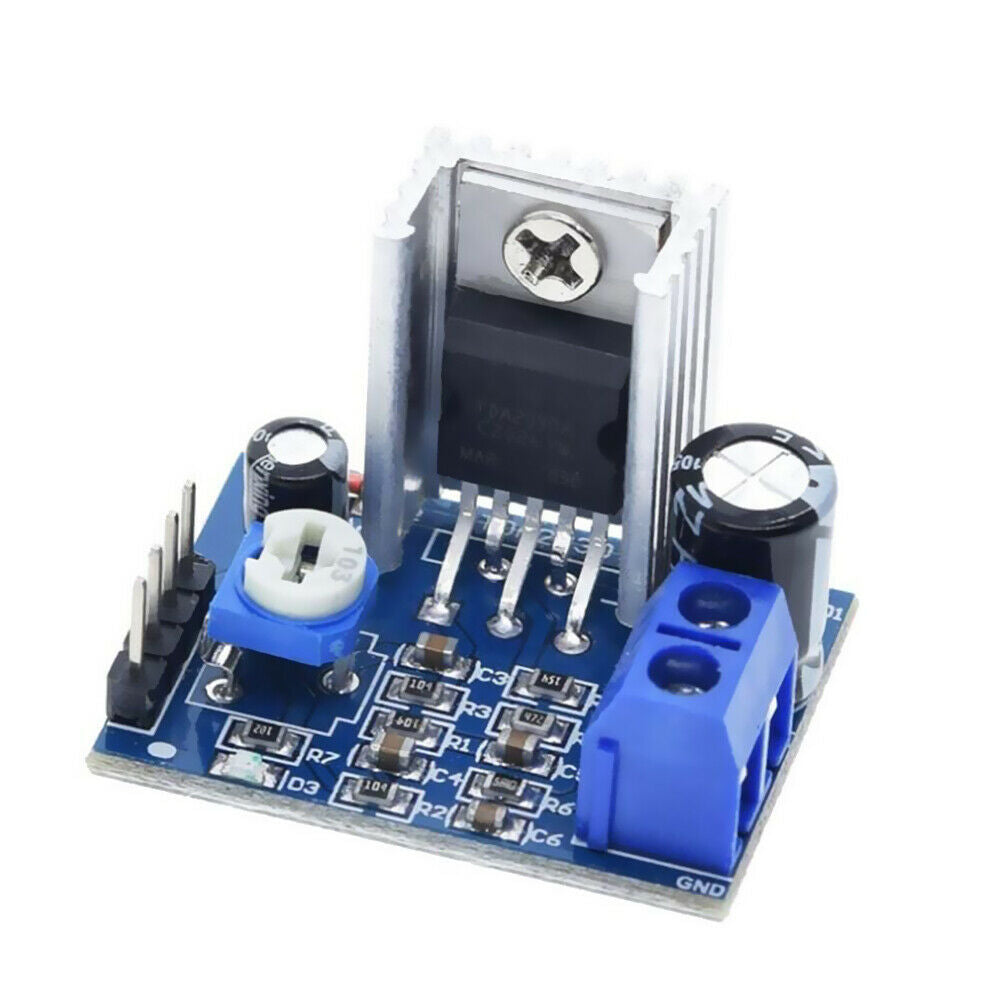 1Pcs TDA2030A Audio Module Power Amplifier Board 6-12V Boost Converter Module