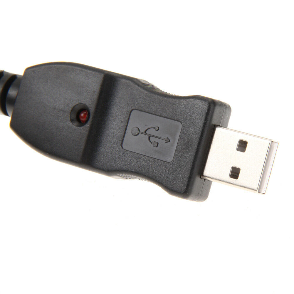 Guitar Bass 1/4'' 6.3mm To USB Link Connection Instrument Cable Adapter @