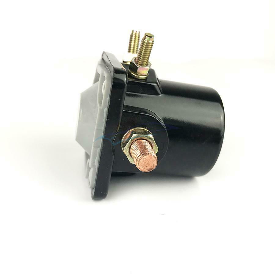 1 Set 12V Starter Solenoid Switch Black For Johnson OMC Evinrude Outboard Motor