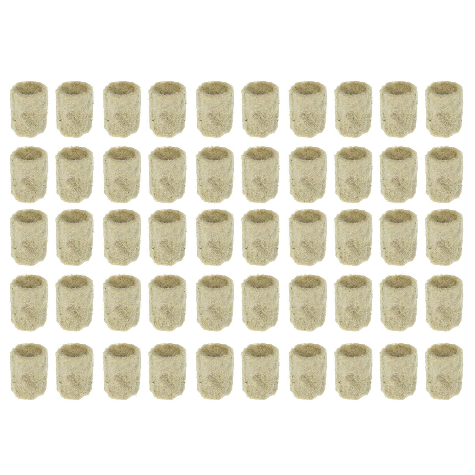 50x Plant Starter Plugs Cubes Rockwool Hydroponic Grow Media Nursery Block