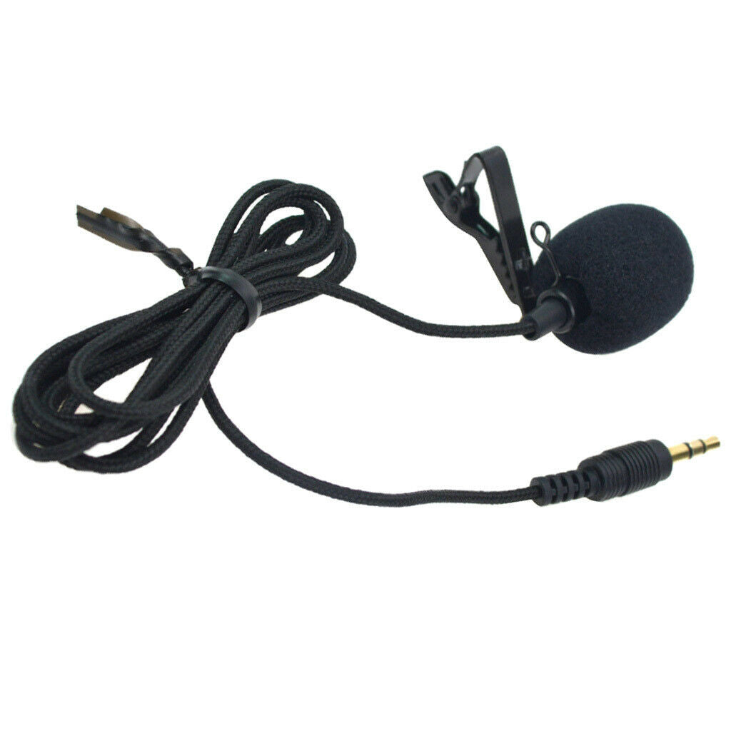 External Lavalier Lapel Clip-on Condenser Microphone Mic for GoPro Hero 3 3+ .