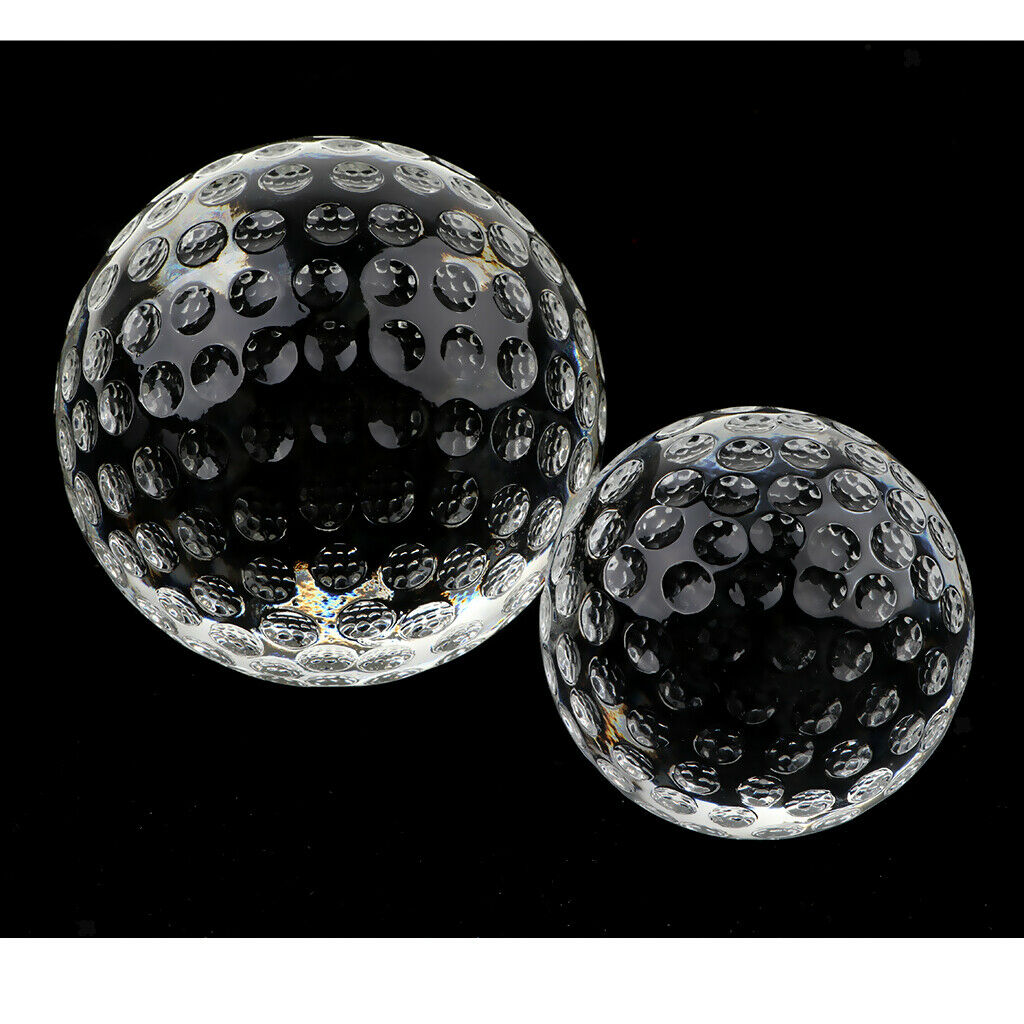 60mm Clear Crystal Golf Ball (No Stand) for Kids Bedroom Decor