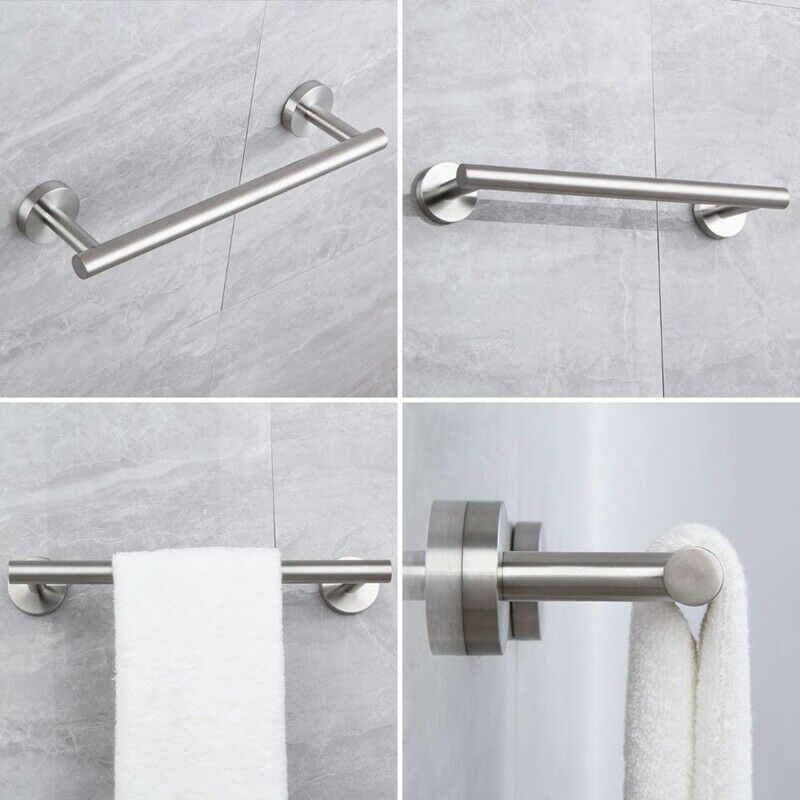 4 Pcs Bathroom Accessory Kit Bathroom Hardware Kit Brushed Wall Hanging-InclN7A1