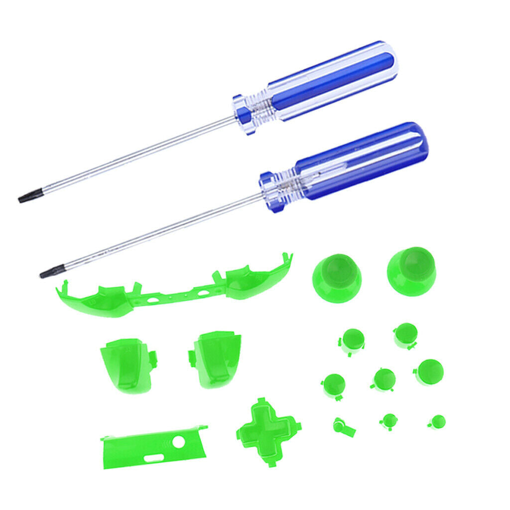 Full Button Set Bumper ABXY Mod Kit + Screwdrivers For   One S Controller