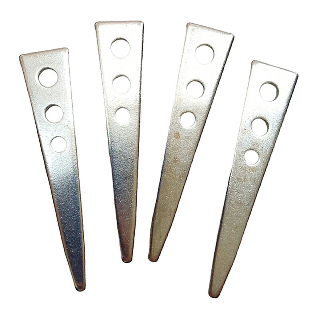 Set of 4 Heavy-duty Hammer in Vine Eyes Wire Garden Wire Vine Zinc Plated