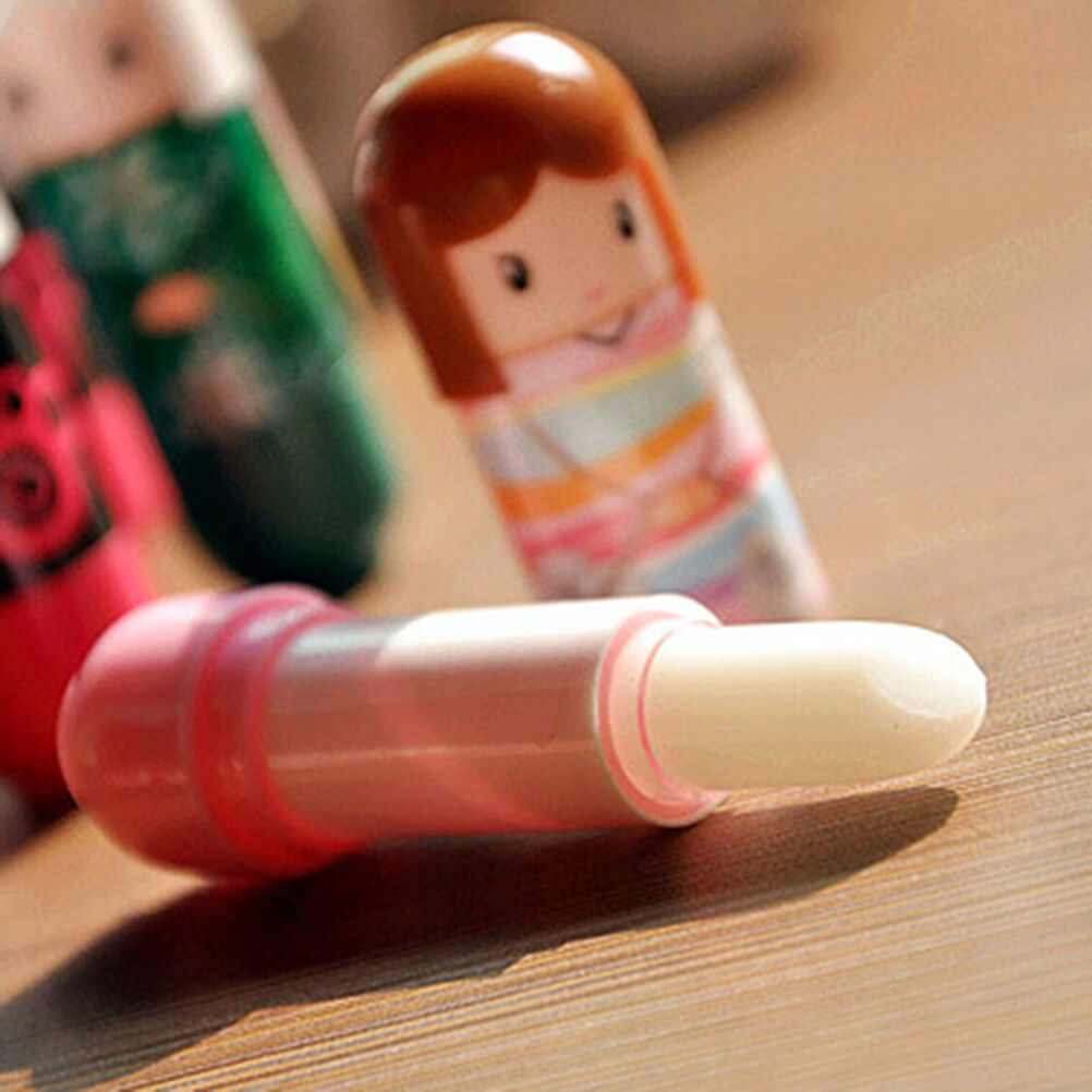 1x  Fruit Flavors Lovely Pure Natural Women Baby Lip Balm Lipstick Lip Gloss BDA