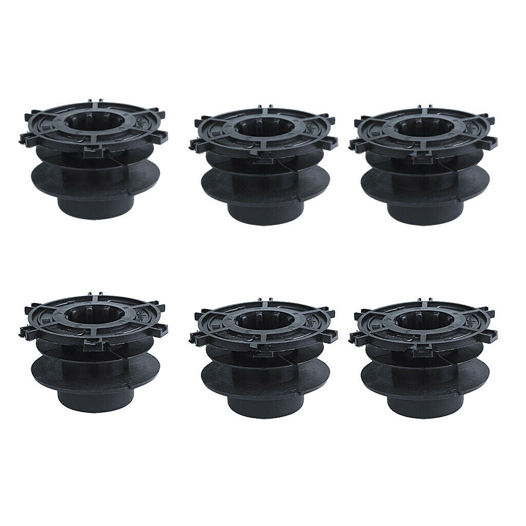 Set of 6 Spools Trimmer Head For Stihl Autocut 25-2 FS44 FS55 Black