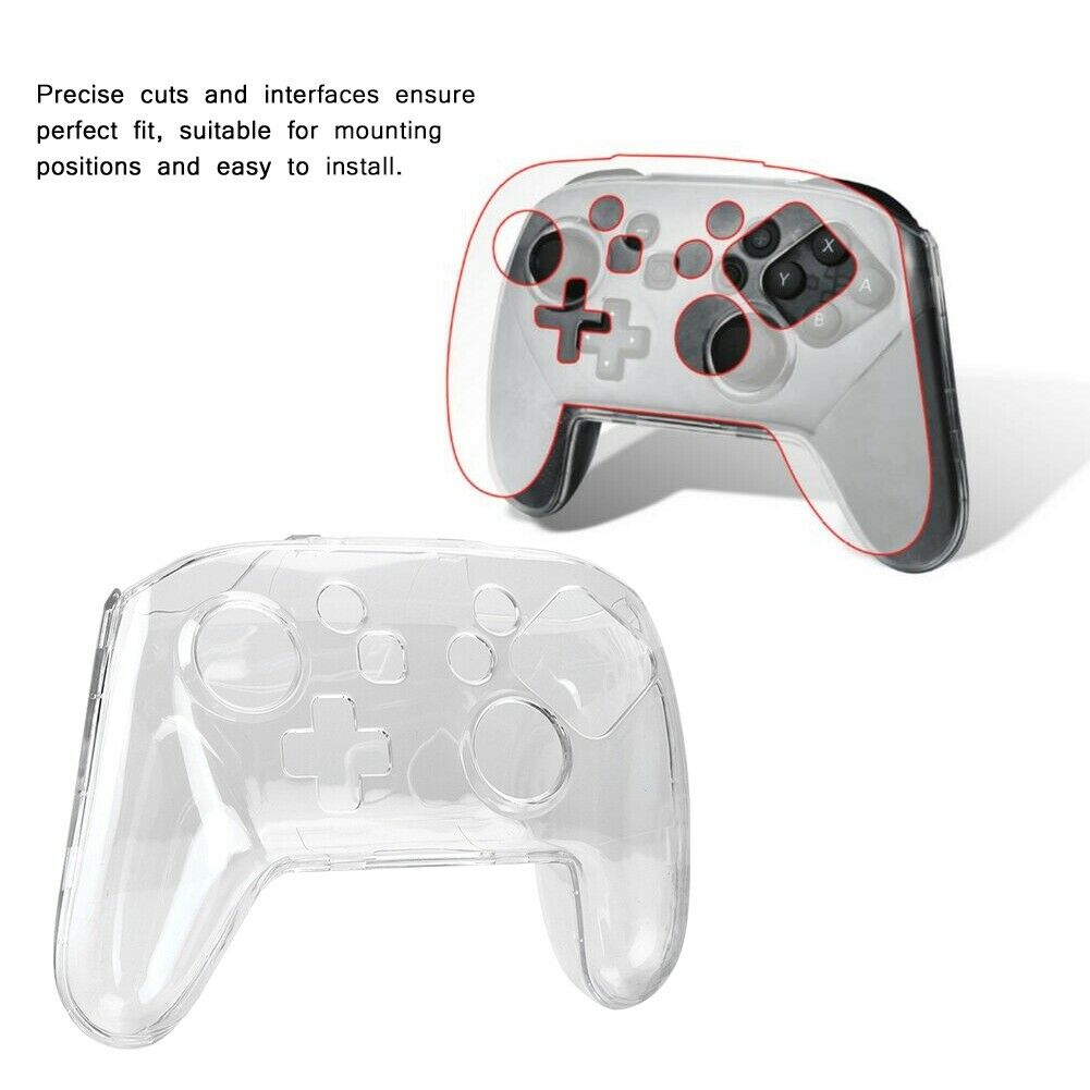 Silicone Crystal Cartoon Case Cover for Nintendo Switch Pro Controller Gamepad