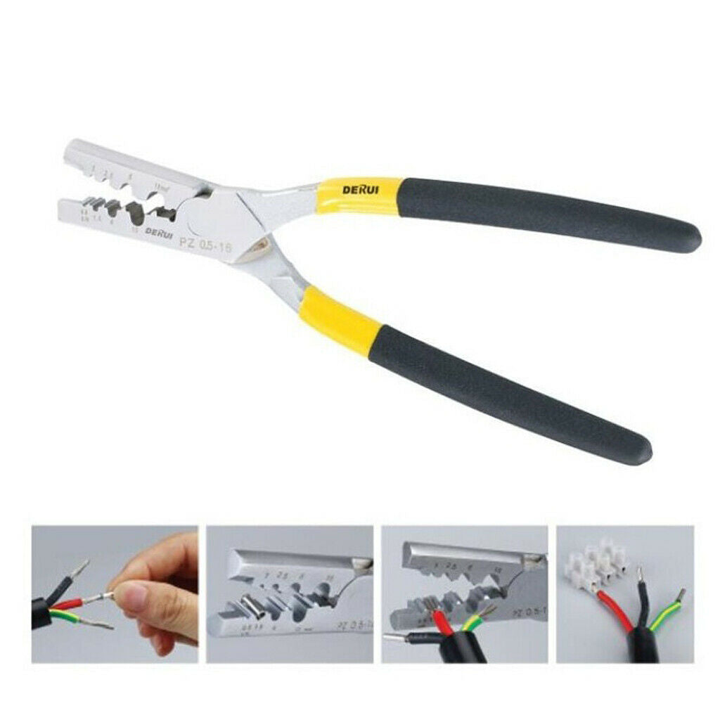 Crimping pliers, cable lug, clamping pliers, crimping pliers for wire end