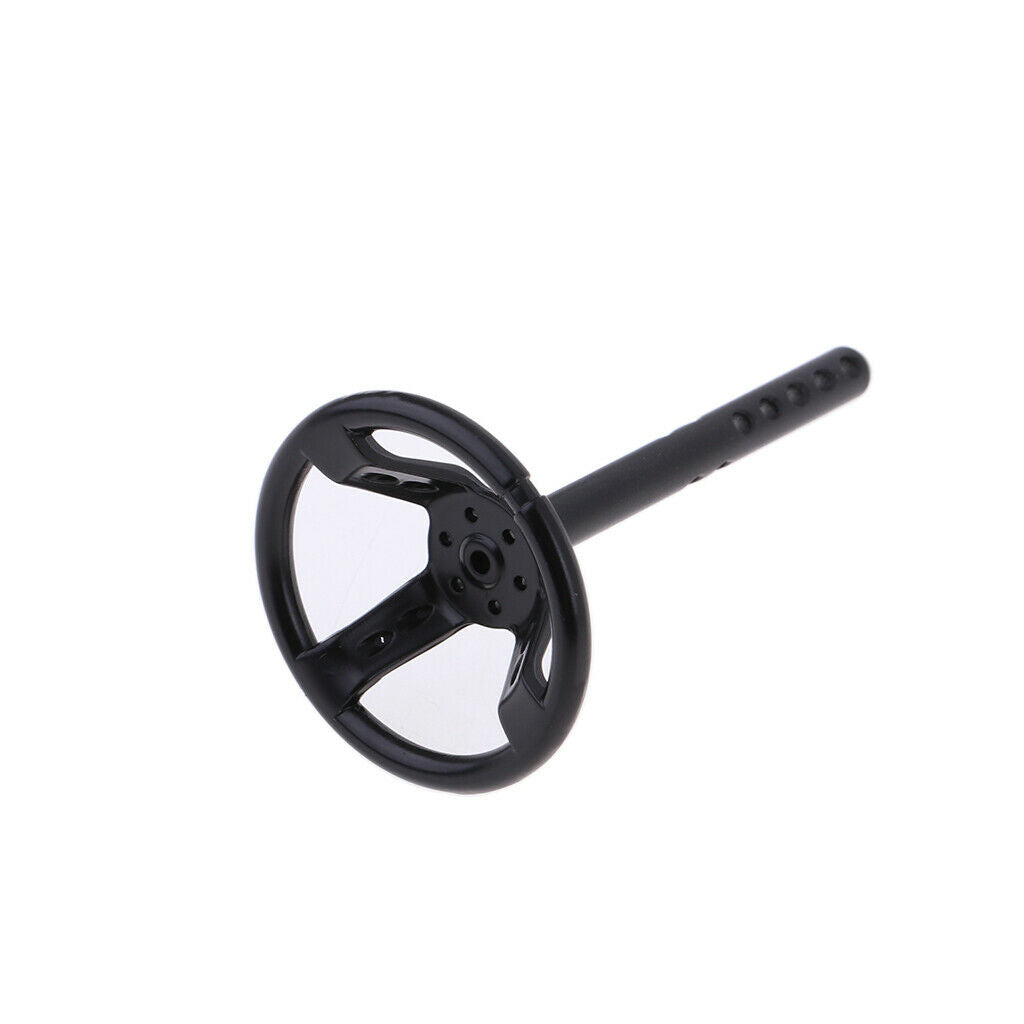 6cm Metal Steering Wheel for HSP HPI  1/10 RC Crawler Truck DIY Parts