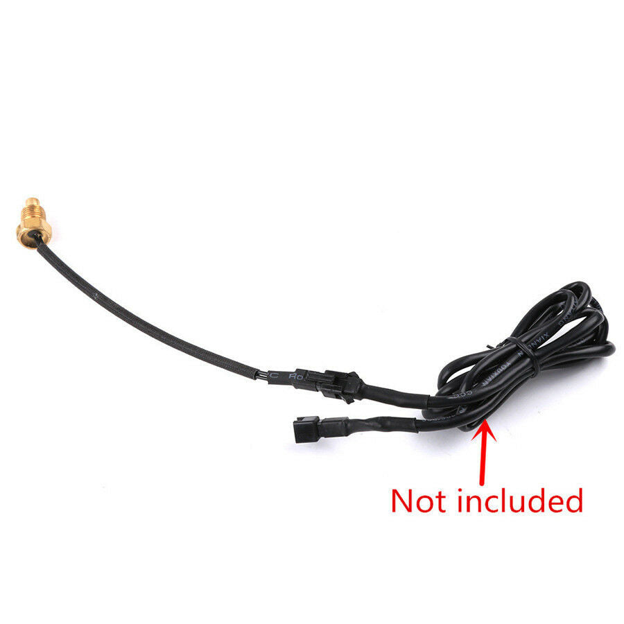 Motorcycle Thermometer Instrument Water Temp Gauge Sensor Connector Pyrometer